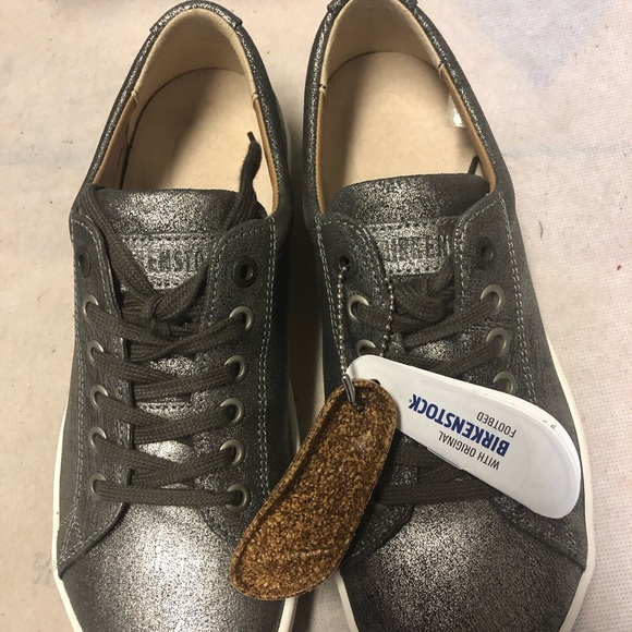 birkenstock arran silver